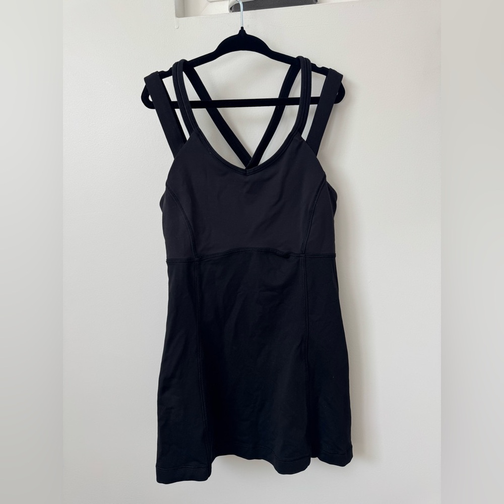 lululemon Free to Be Tank with Built-In Bra | Size 2 | Black | Strappy Back